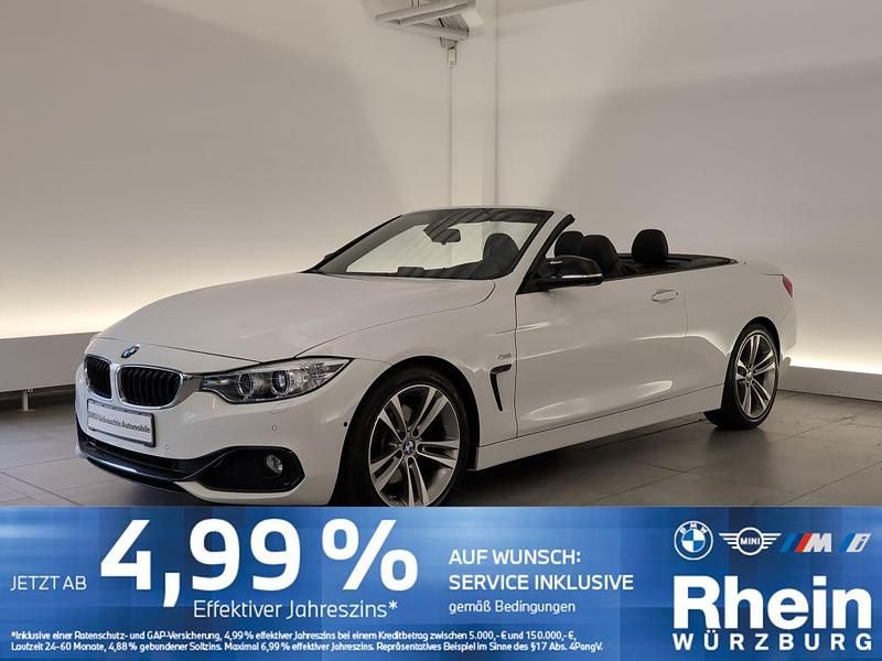 Weiß Gebraucht 2016 BMW 430 Cabriolet Sport Line Cabrio | 28.500 € (Etwas zu teuer) - Bild 1/4