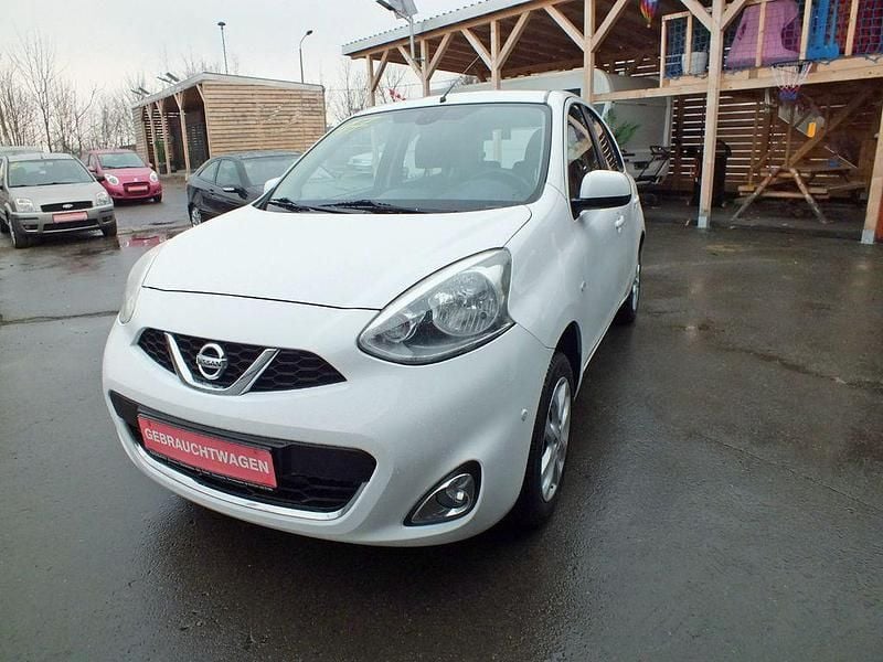 Gebraucht Nissan Micra Acenta 80 PS (58 kW) 2014 Weiß Kleinwagen