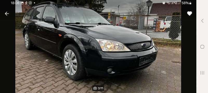 Schwarz Gebraucht 2001 Ford Mondeo Ambiente Kombi | 1.400 € (Etwas zu teuer) - Bild 1/4