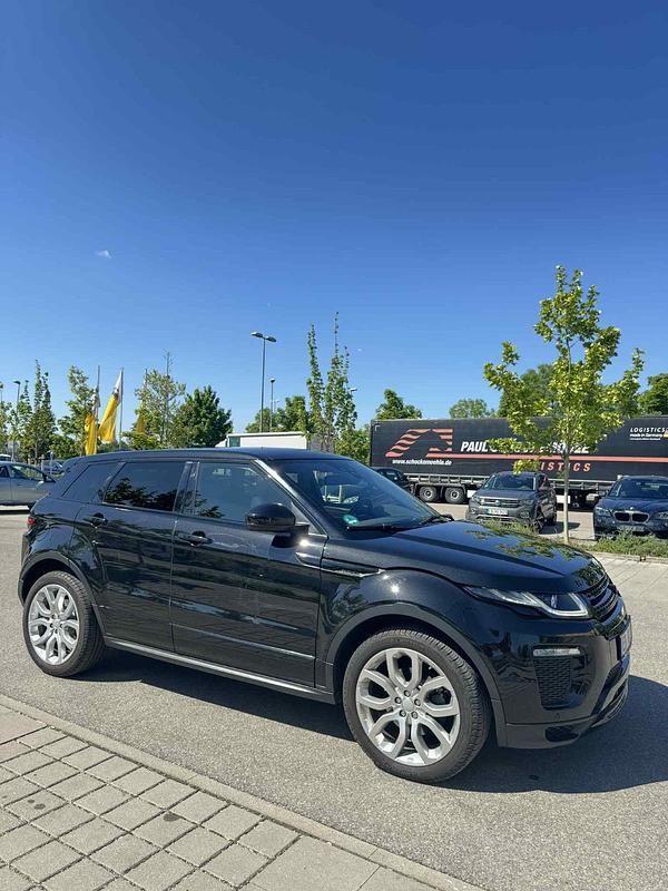 Schwarz Gebraucht 2017 Land Rover Range Rover evoque SUV | 19.900 € (Etwas zu teuer) - Bild 1/4