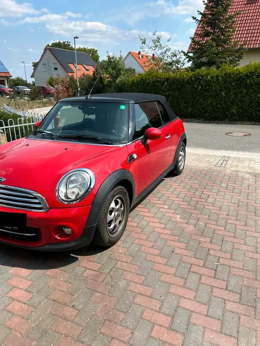 Gebraucht Mini Cooper D Cabriolet 111 PS (81 kW) 2014 Rot Cabrio