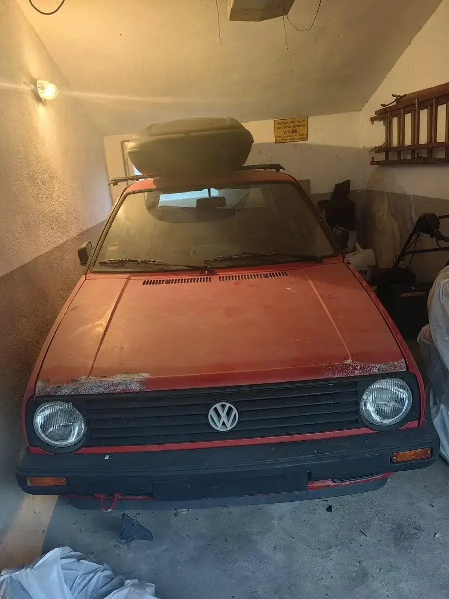 Gebraucht VW Golf II 1990 Rot Kleinwagen