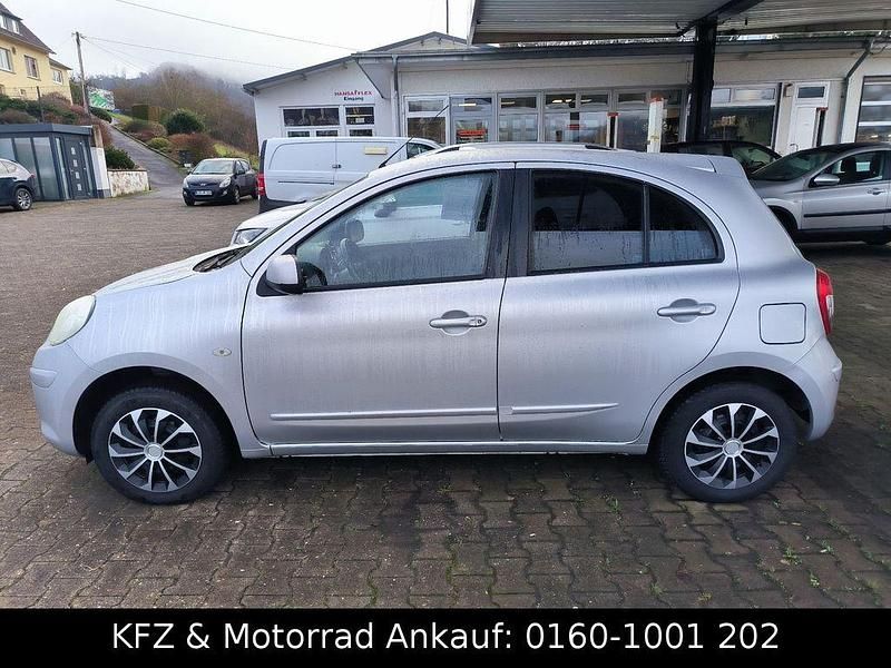 Gebraucht Nissan Micra Acenta 80 PS (58 kW) 2011 Silber Kleinwagen