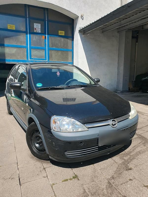 Schwarz Gebraucht 2003 Opel Corsa Kleinwagen | 350 € (Superpreis) - Bild 1/4