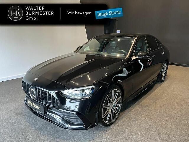 Metalliclack obsidianschwarz Gebraucht 2024 Mercedes C43 AMG AMG Limousine | 65.870 € (Teuer) - Bild 1/2