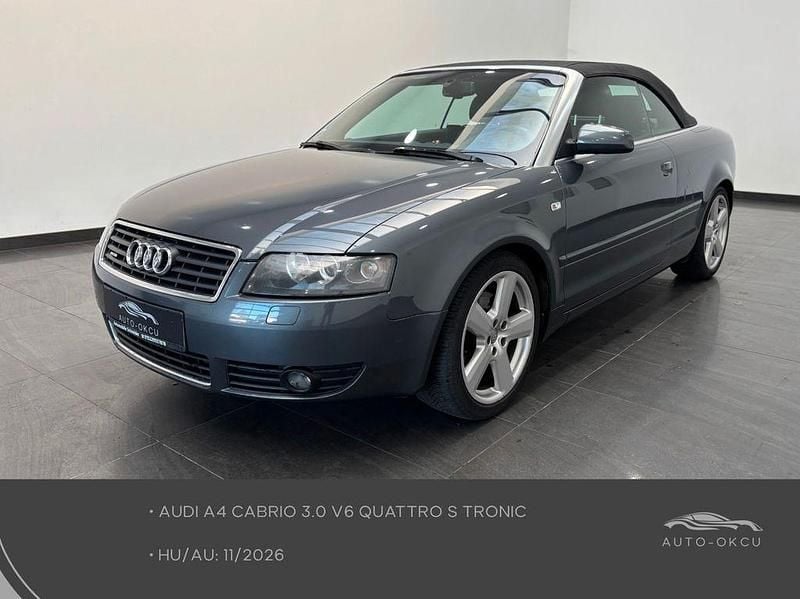Grau Gebraucht 2005 Audi A4 Cabriolet S-Line Cabrio | 3.250 € (Superpreis) - Bild 1/4