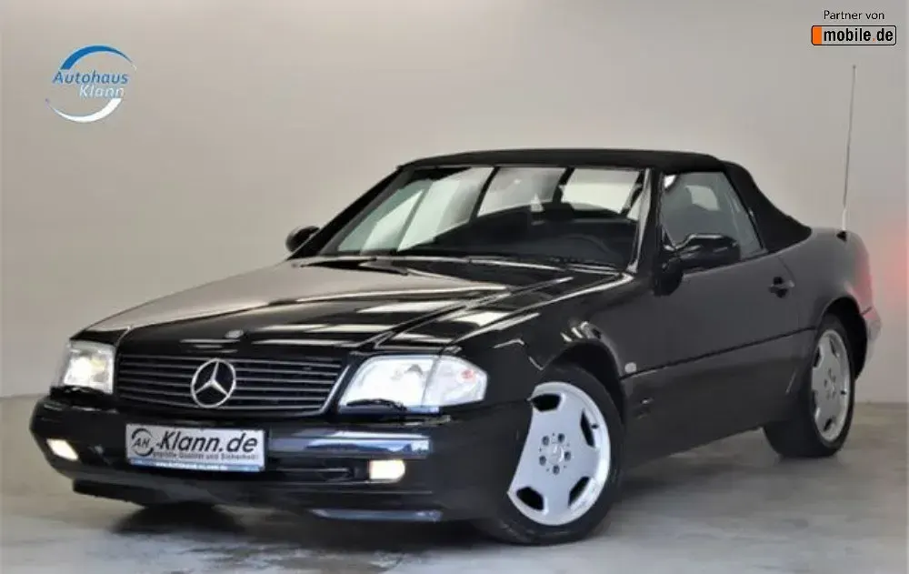 Gebraucht Mercedes SL320 224 PS (164 kW) 2000 Obsidianschwarz Cabrio