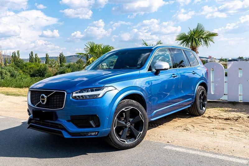 Blau Gebraucht 2018 Volvo XC90 R-Design SUV | 21.900 € - Bild 1/4