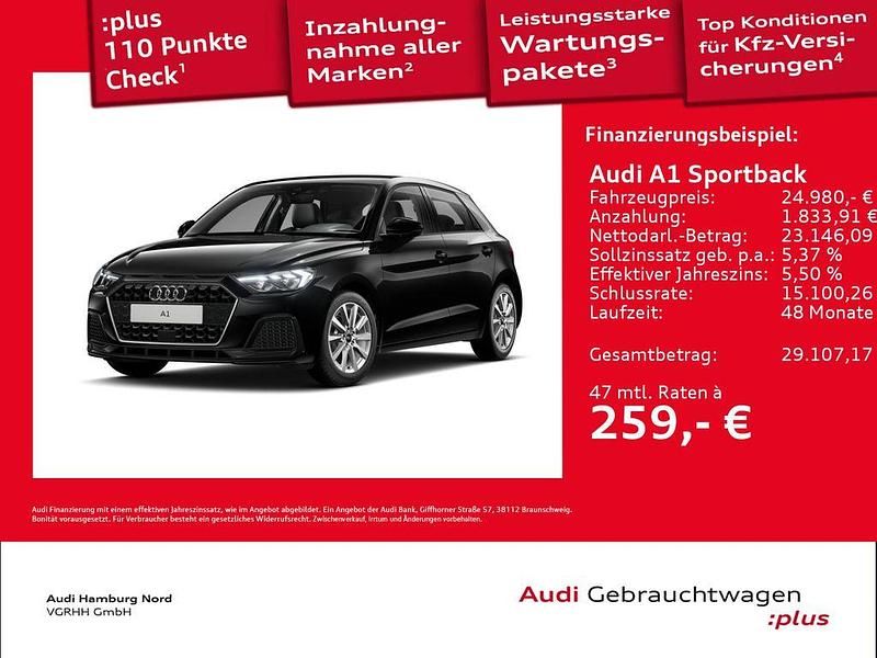 Gebraucht Audi A1 Sportback Sport 95 PS (69 kW) 2025 Schwarz Kleinwagen