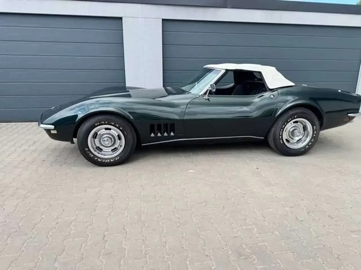 Gebraucht Chevrolet Corvette C3 351 PS (258 kW) 1968 Grün Cabrio