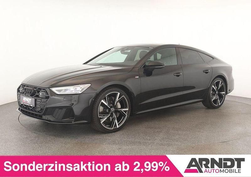 Schwarz Gebraucht 2024 Audi A7 Sportback S-Line Kleinwagen | 63.884 € (Superpreis) - Bild 1/4