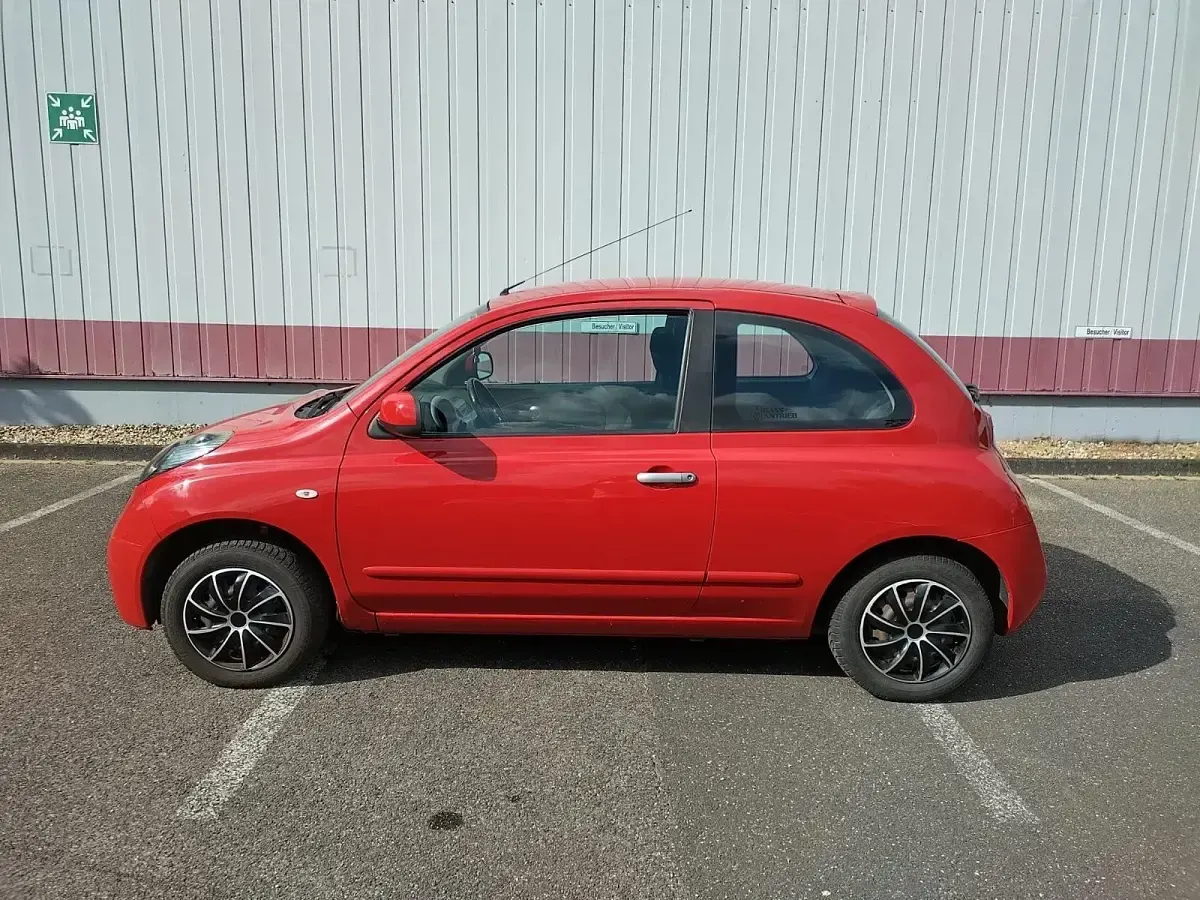 Gebraucht Nissan Micra 80 PS (58 kW) 2009 Rot Kleinwagen