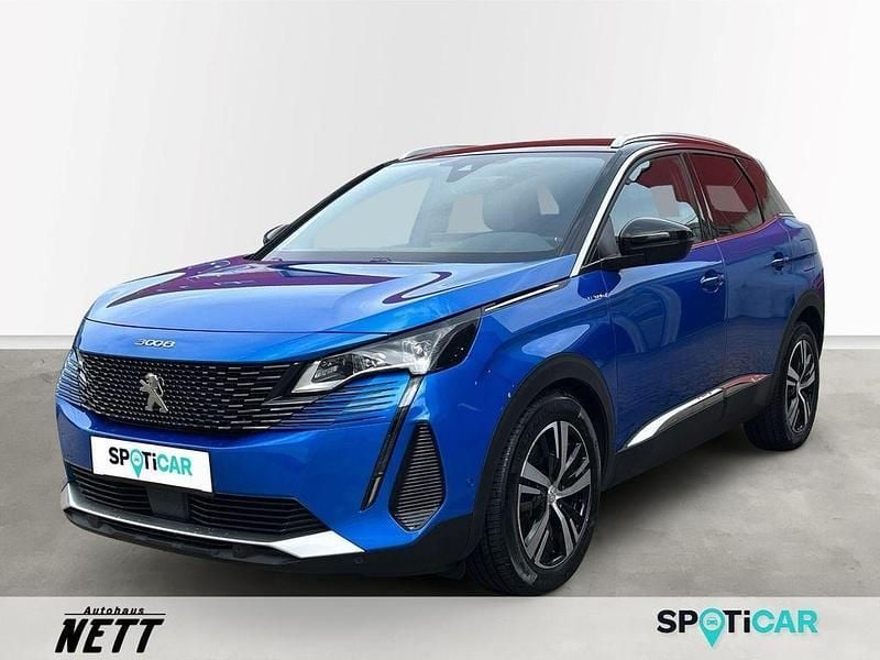 Blau Gebraucht 2021 Peugeot 3008 GT SUV | 24.900 € (Fairer Preis) - Bild 1/4