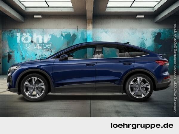 Neu Audi Q4 Sportback e-tron Basis 125 kW (170 PS) 2025 Grau (kieselgrau) SUV