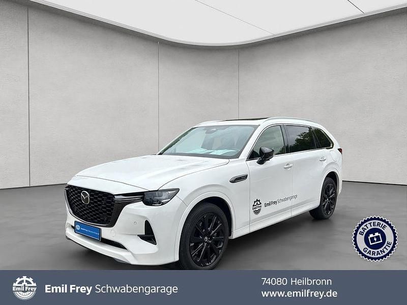Weiß Gebraucht 2024 Mazda CX-80 Homura-Line SUV | 52.890 € (Teuer) - Bild 1/3