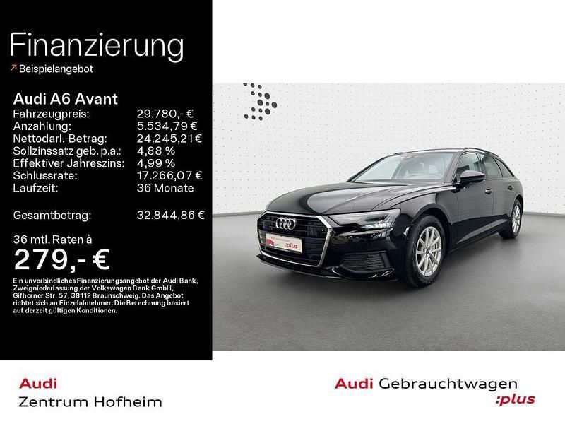 Brillantschwarz Gebraucht 2022 Audi A6 Premium Kombi | 29.780 € (Superpreis) - Bild 1/4