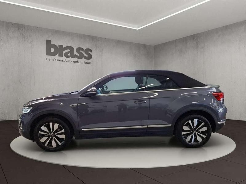 Gebraucht VW T-Roc Cabriolet Move 150 PS (110 kW) 2024 Rauchgrau metallic/schwarz Cabrio