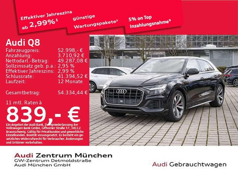 Gebraucht Audi Q8 Sport 381 PS (280 kW) 2021 Orcaschwarz metallic SUV