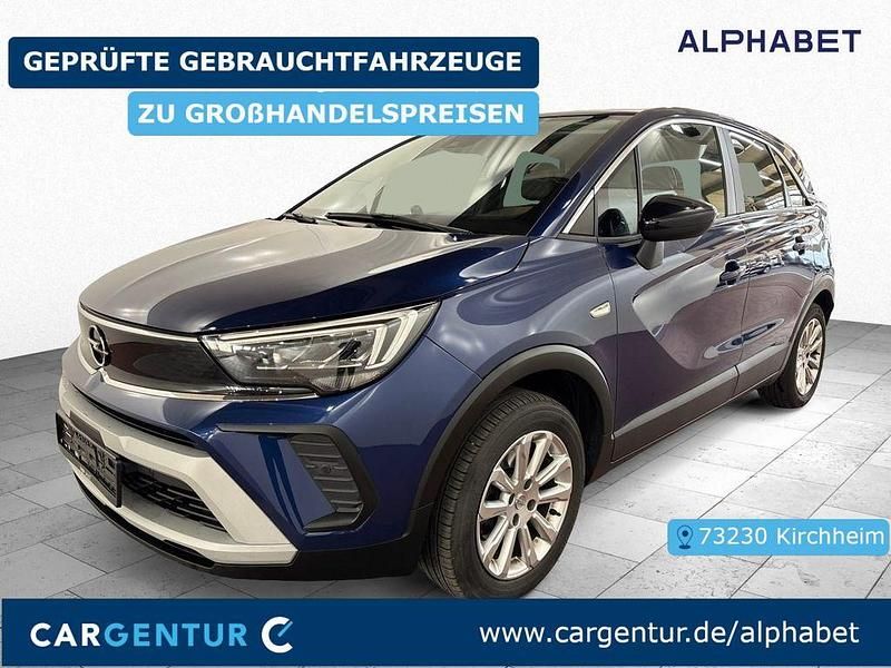 Nautic blau metallic Gebraucht 2022 Opel Crossland Elegance SUV | 10.997 € - Bild 1/2
