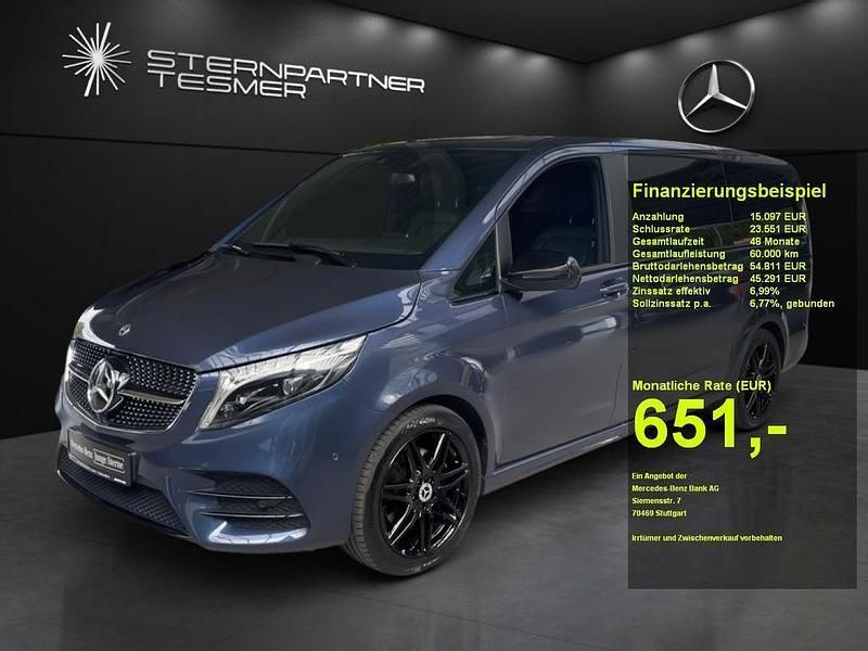 Sodalithblau met. Gebraucht 2023 Mercedes V250 Avantgarde Edition Van / Kleinbus | 59.800 € (Fairer Preis) - Bild 1/3