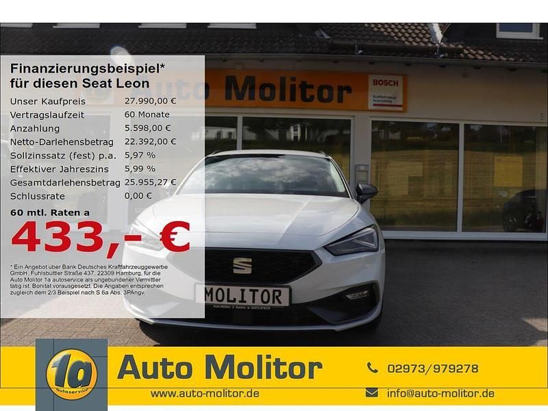 Weiss Gebraucht 2025 Seat Leon FR Kombi | 27.990 € (Superpreis) - Bild 1/4