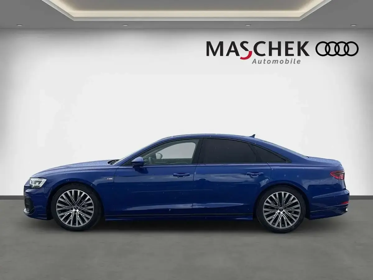 Brugt Audi A8 Ambiente 286 HK (210 kW) 2023 Blå Sedan