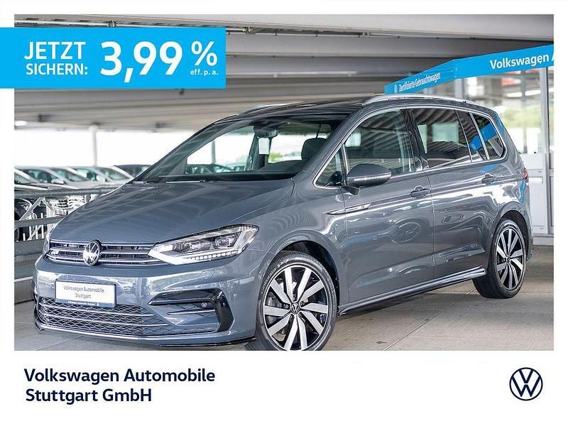 Delfingrau metallic Gebraucht 2022 VW Touran Highline Van / Kleinbus | 31.430 € (Fairer Preis) - Bild 1/4