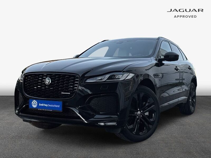 Santorini black metallic Gebraucht 2024 Jaguar F-Pace R-Dynamic SUV | 52.850 € (Etwas zu teuer) - Bild 1/4