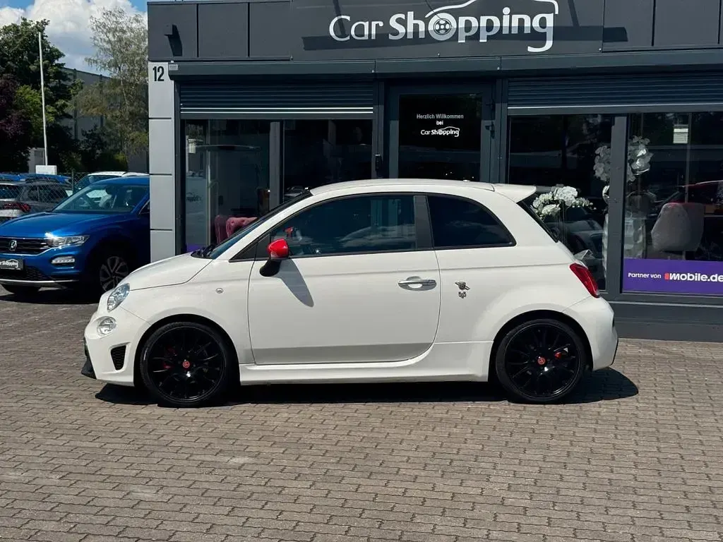 Gebraucht Abarth 595 Pista 160 PS (117 kW) 2018 Bianco bianco/ bossa nova/calc Kleinwagen