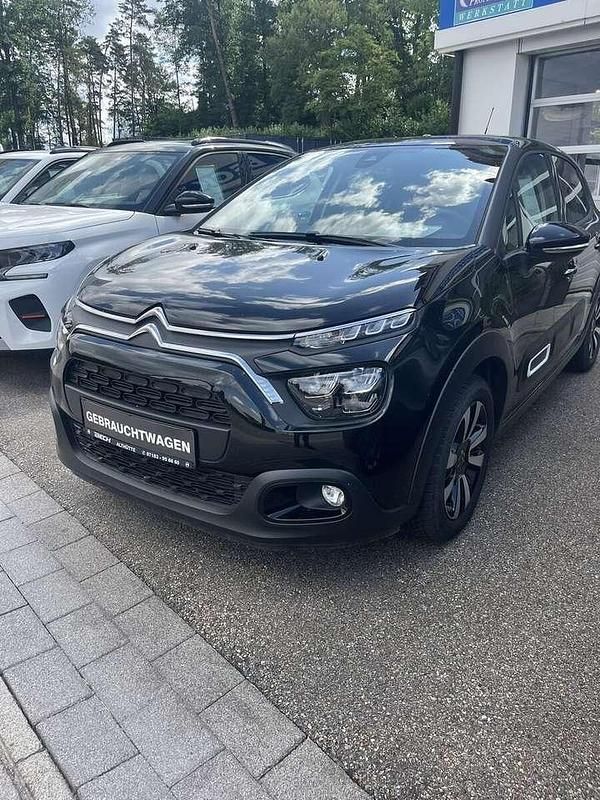 Schwarz Gebraucht 2024 Citroën C3 PureTech Kleinwagen | 18.990 € (Teuer) - Bild 1/4