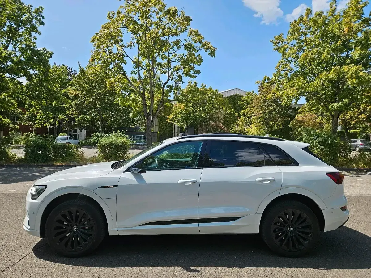 Gebraucht Audi e-tron 300 kW (408 PS) 2019 Weiß SUV