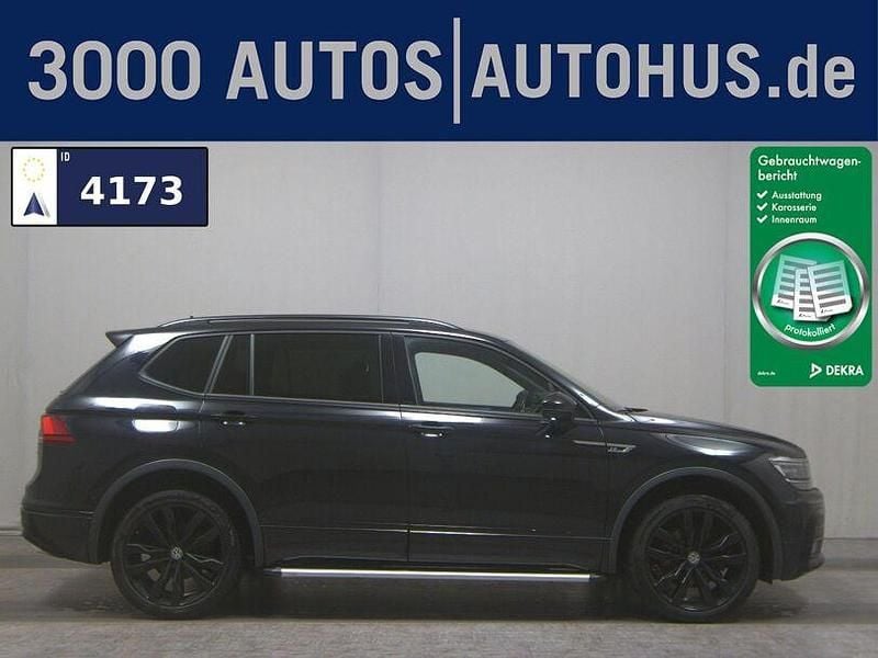 Schwarz Gebraucht 2021 VW Tiguan Allspace R-line SUV | 25.480 € (Superpreis) - Bild 1/4