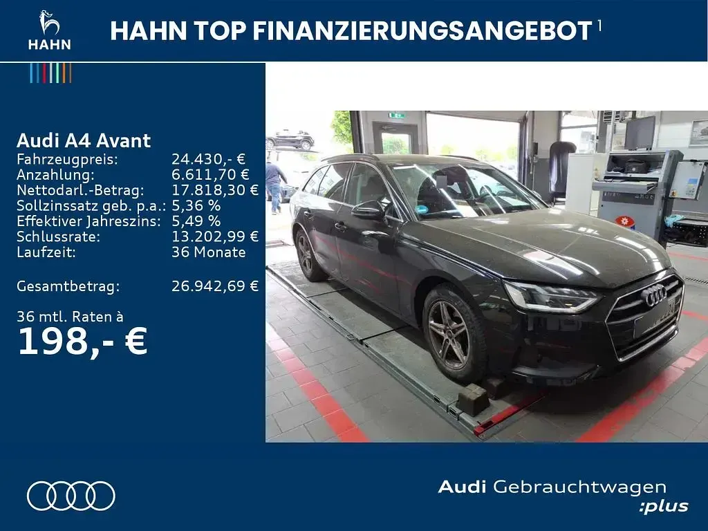 Gebraucht Audi A4 Sport 150 PS (110 kW) 2023 Brillantschwarz Kombi