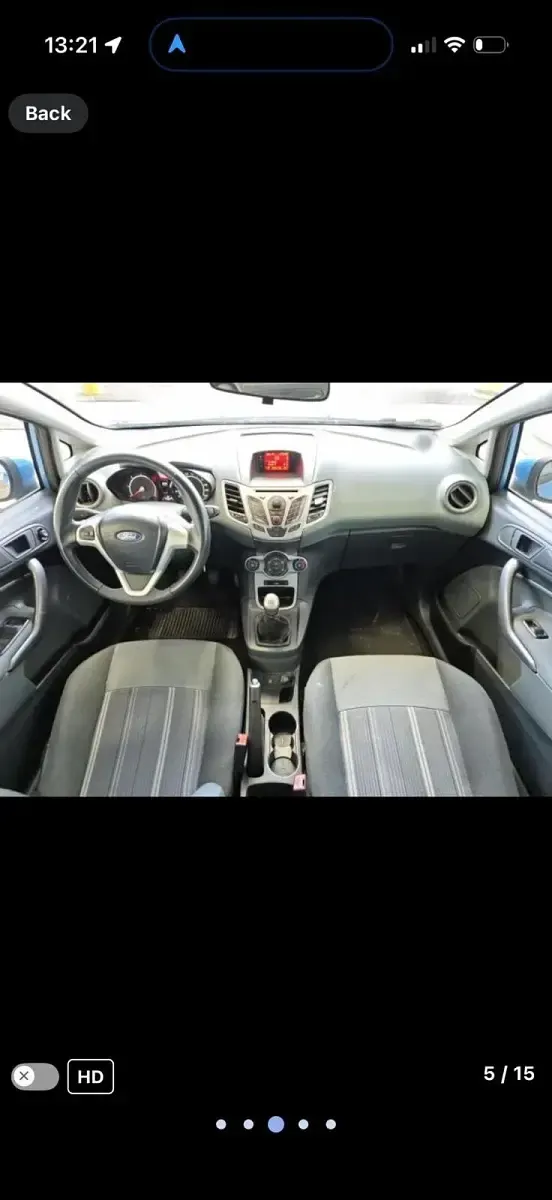 Gebraucht Ford Fiesta 75 PS (55 kW) 2010 Blau Coupé