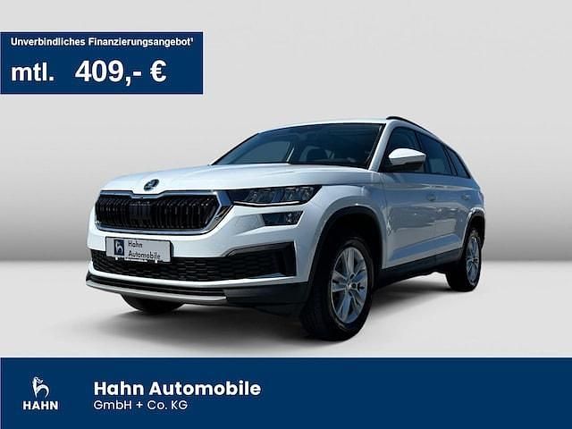 Moonweiss metallic Gebraucht 2023 Skoda Kodiaq Ambition SUV | 29.880 € (Guter Preis) - Bild 1/3