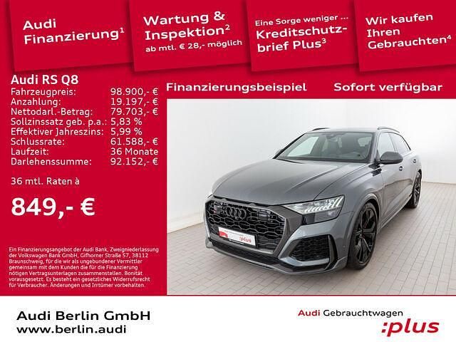 Gebraucht Audi RS Q8 Ambiente 600 PS (441 kW) 2022 Daytonagrau perleffekt SUV