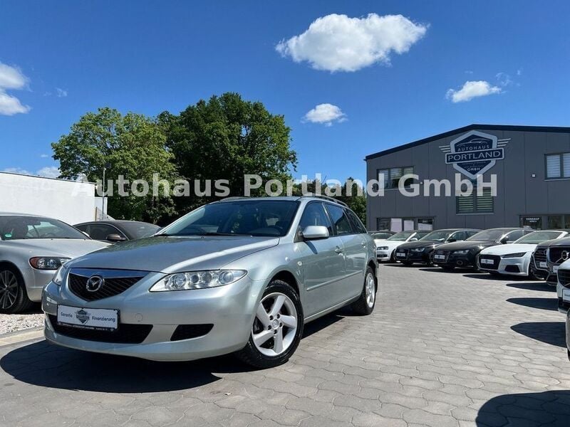 Silber Gebraucht 2003 Mazda 6 Comfort Kombi | 2.999 € (Teuer) - Bild 1/4