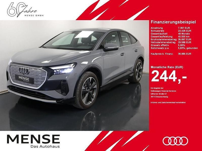 Kieselgrau Gebraucht 2023 Audi Q4 Sportback e-tron Ambiente SUV | 36.985 € (Fairer Preis) - Bild 1/4