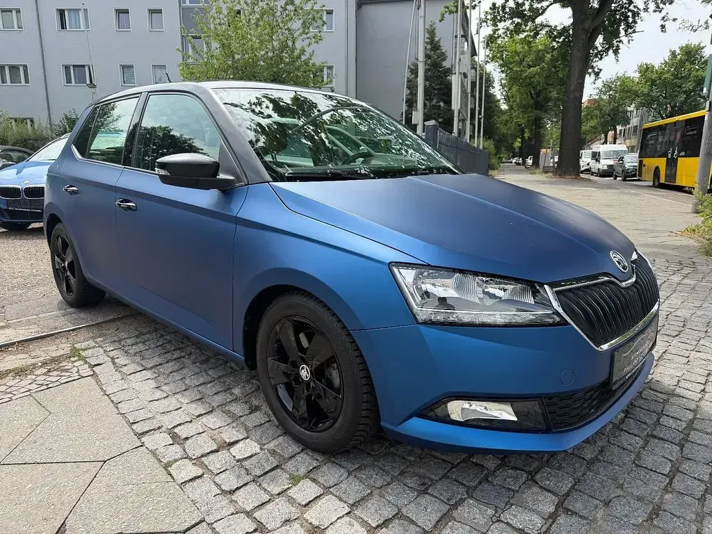 Gebraucht Skoda Fabia Ambition 95 PS (69 kW) 2020 Blau Kleinwagen