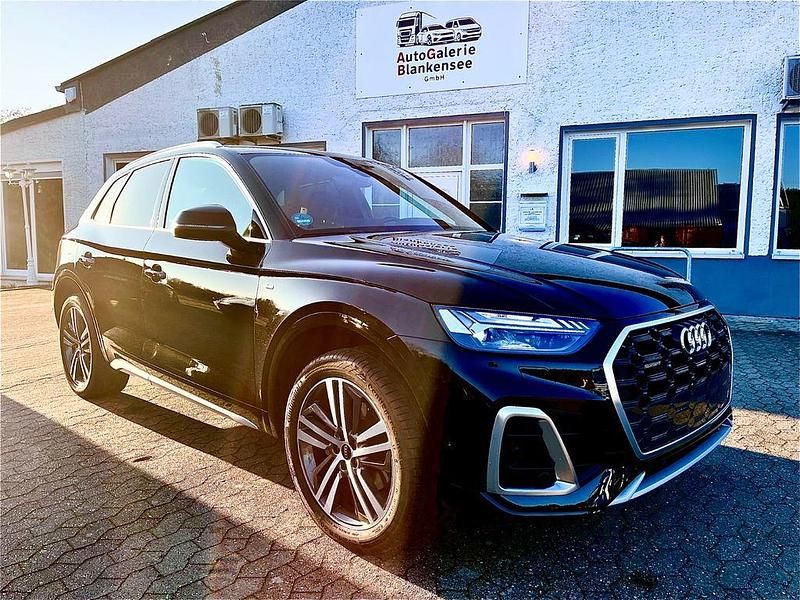 Schwarz Gebraucht 2021 Audi Q5 S-Line SUV | 36.900 € (Superpreis) - Bild 1/4