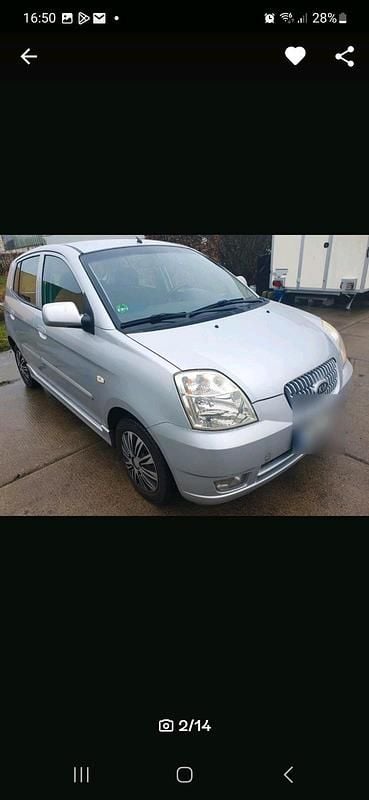 Grau Gebraucht 2005 Kia Picanto Kleinwagen | 500 € (Superpreis) - Bild 1/4