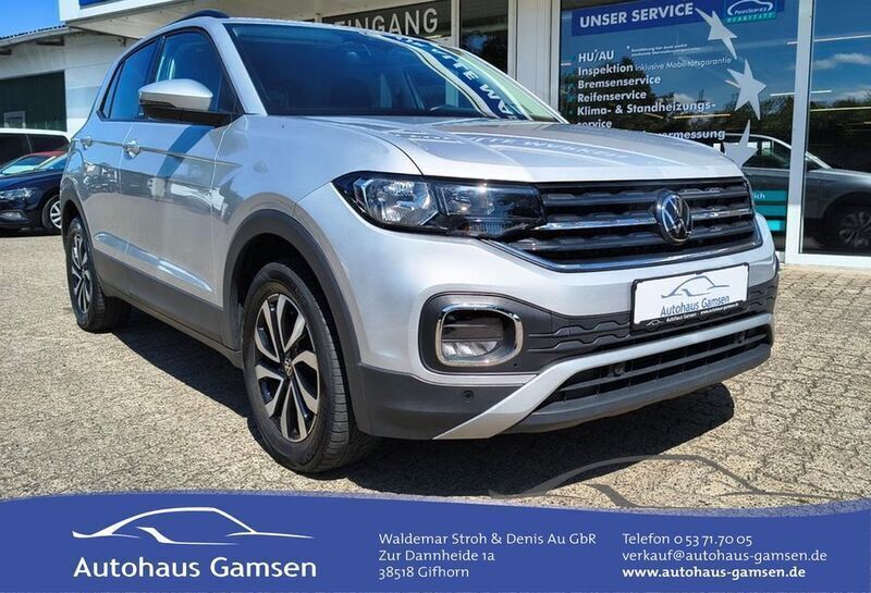 Silber Gebraucht 2022 VW T-Cross Active SUV | 18.590 € (Guter Preis) - Bild 1/4