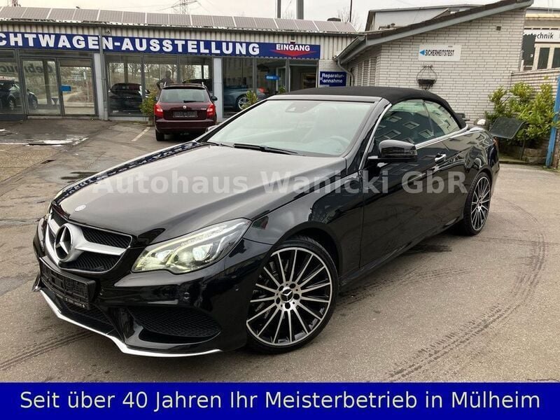 Gebraucht Mercedes E400 AMG 333 PS (244 kW) 2013 Obsidianschwarz  metalliclack Cabrio