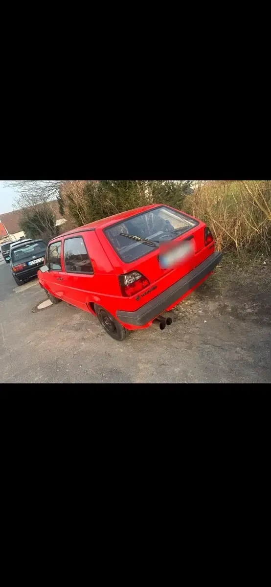 Gebraucht VW Golf II 54 PS (39 kW) 1985 Rot Kleinwagen