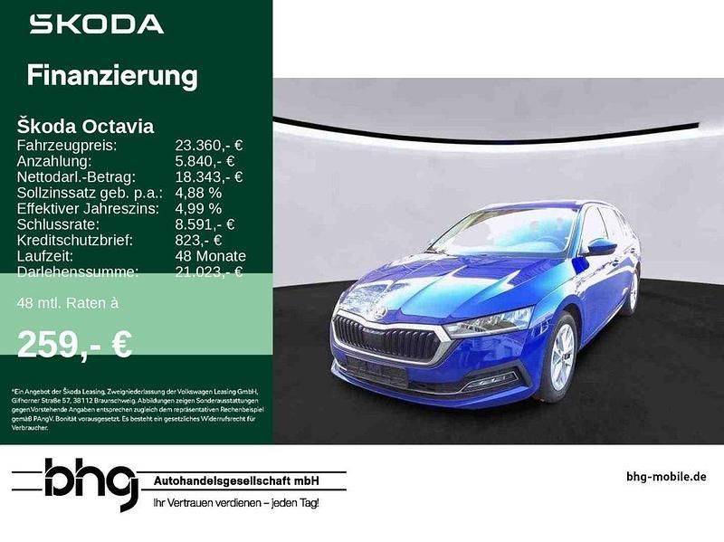 Blau Gebraucht 2022 Skoda Octavia Style Kombi | 23.360 € (Guter Preis) - Bild 1/4