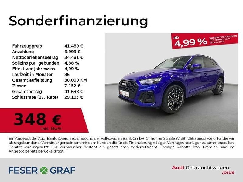 Ultrablau metallic Gebraucht 2022 Audi Q5 Ambiente SUV | 41.480 € (Fairer Preis) - Bild 1/1