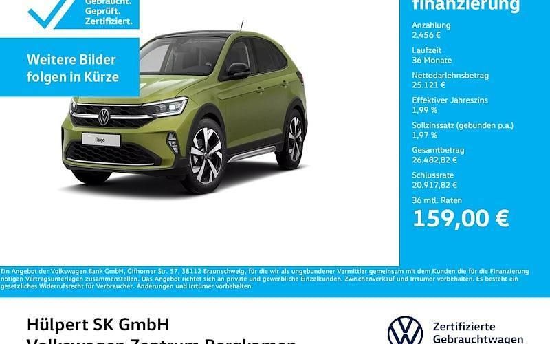 Grün Gebraucht 2024 VW Taigo Style SUV | 27.577 € (Fairer Preis) - Bild 1/4
