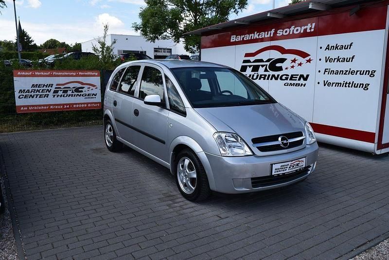 Grau Gebraucht 2004 Opel Meriva Enjoy Van / Kleinbus | 1.990 € (Fairer Preis) - Bild 1/4