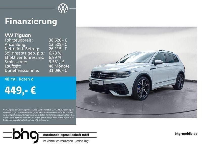 Weiß Gebraucht 2022 VW Tiguan R SUV | 38.620 € (Superpreis) - Bild 1/4