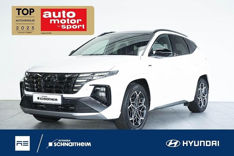 Atlas white Gebraucht 2022 Hyundai Tucson N Line SUV | 32.390 € (Teuer) - Bild 1/4